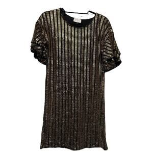 Everly Women’s Gold Sequin Dress / Size-Medium